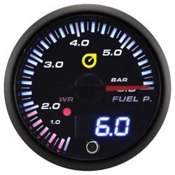 Indikátor Auto Gauge tlak paliva - VAROVÁNÍ LED