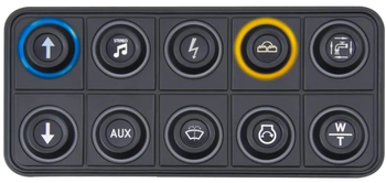 Klávesnice CAN Ecumaster - 10 kláves RGB