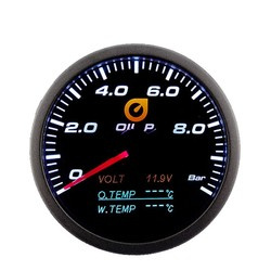 Auto Gauge Tlakoměr oleje - 4 V 1 60 mm