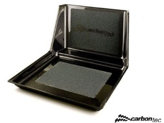 Schránka na odpadky pod nohama pilota V1 Carbontec