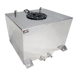 Stříbrná IRP hliníková palivová nádrž, 30L, se snímačem hladiny paliva