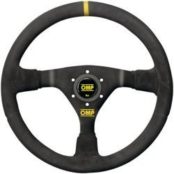 Semišový volant OMP WRC
