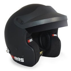 Helma RRS Protect Jet Open Matt Black - Snell FIA HANS