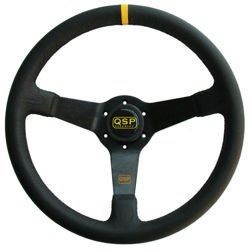 Kožený volant QSP 3ramenný 350mm / 70mm