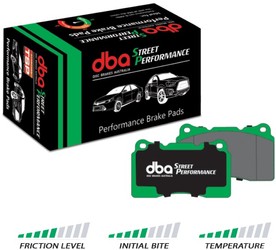 Přední brzdové destičky DBA Brake Pads Street Performance - DB1473SP FORD Aust NZ S.Africa Fairmont BA BF V6 V8 Falcon Territory