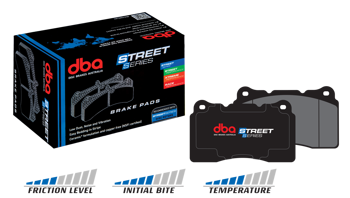 Přední brzdové destičky DBA Brake Pads Street Series Ceramic - DB1155SS SUBARU Justy SUZUKI Alto Cappuccino Swift AA33S AA35S AA44S AA53S AB35S AB44 TATA Indigo