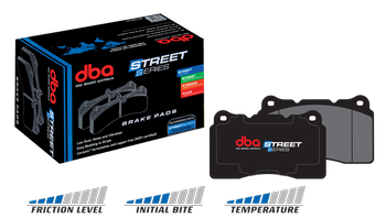 Přední brzdové destičky DBA Brake Pads Street Series Ceramic - DB1662SS HONDA Civic 5th Gen EG5 EG6 EG8 EG9 EH9 6th EJ9 EK1 EK3 EK4 MB2 MB3 MB4 7th EP2 ES4 ES5 ES9 EU5 EU6 EU7 EU8 8th FD CRX Del Sol EG2 EH6 Coupe EJ6 EJ8 EM1 EM2 Domani MB5 Integra Not UK