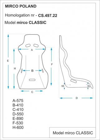 Autosedačka Mirco Classic FIA