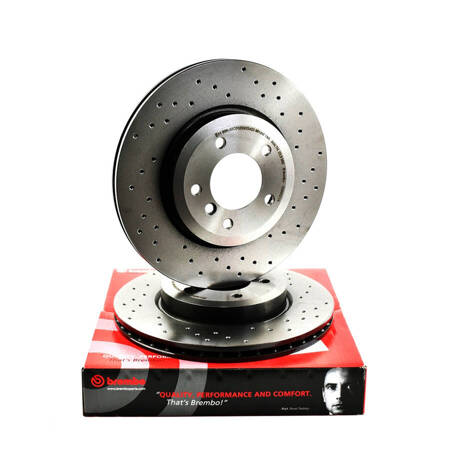 Brembo Xtra Zadní brzdové kotouče 08.B271.1X ACURA GAC CDX TSX Honda DONGFENG E:NS1 INSPIRE SPIRIOR XR V Accord E:NP1 VEZEL IX VII VIII Civic HR V RU SUV PROTON PERDANA