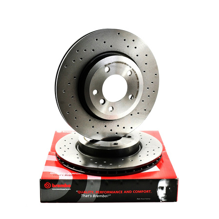 Brembo Xtra brzdové kotouče přední 08.8638.1X Opel CORSA C VAUXHALL Mk CORSAVAN