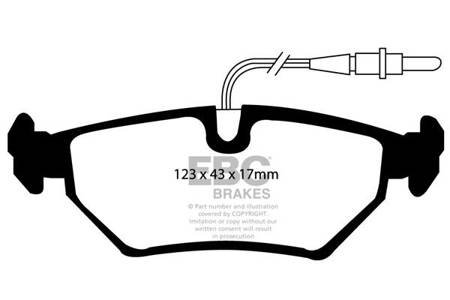 DP1040 - Sada brzdových destiček Série ULTIMAX2 EBC Brakes