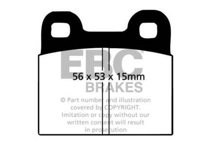 DP105 - Sada brzdových destiček Série ULTIMAX2 EBC Brakes