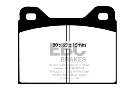 DP135 - Sada brzdových destiček Série ULTIMAX2 EBC Brakes