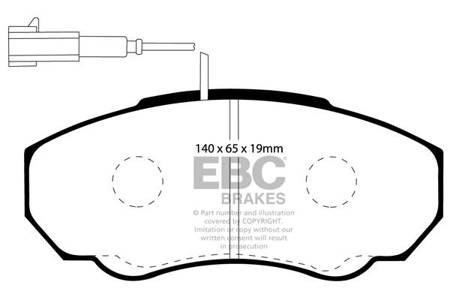 DP1380 - Sada brzdových destiček Série ULTIMAX2 EBC Brakes