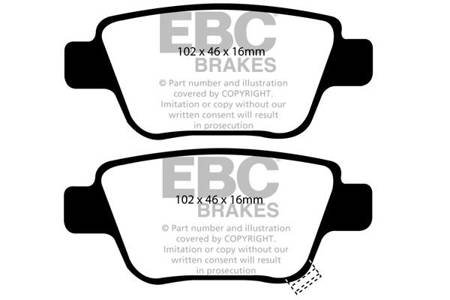 DP1519 - Sada brzdových destiček Série ULTIMAX2 EBC Brakes