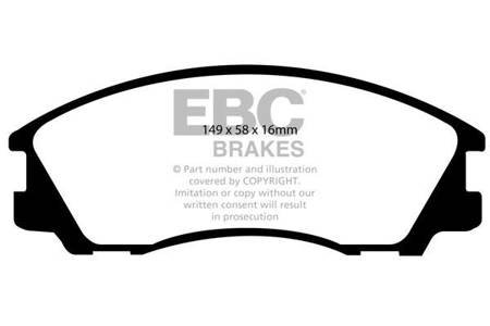 DP1531 - Sada brzdových destiček Série ULTIMAX2 EBC Brakes