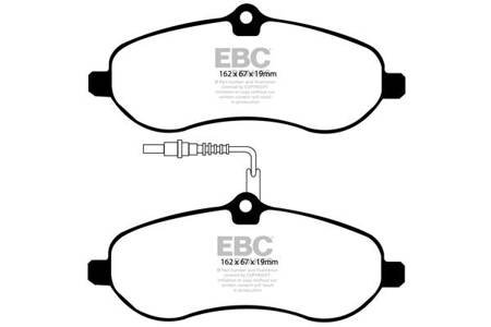 DP1970 - Sada brzdových destiček Série ULTIMAX2 EBC Brakes