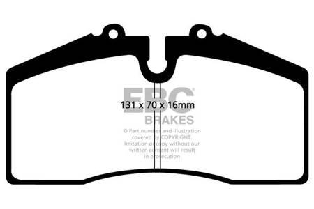 DP31014C - Sada brzdových destiček Série REDSTUFF EBC Brakes