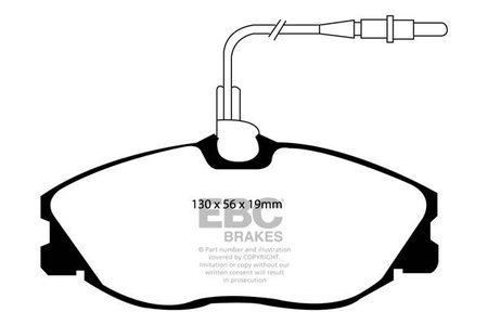 DP41047R - Sada brzdových destiček Série YELLOWSTUFF EBC Brakes