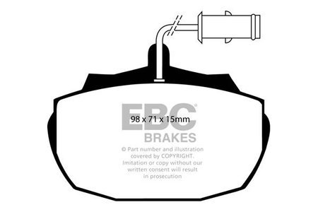 DP471 - Sada brzdových destiček Série ULTIMAX2 EBC Brakes