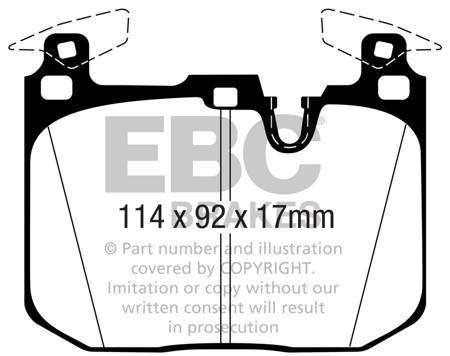 DP52360NDX - Sada brzdových destiček Série BLUESTUFF NDX EBC Brakes