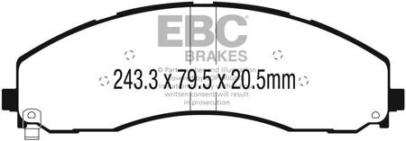 DP53078NDX - Sada brzdových destiček Série BLUESTUFF NDX EBC Brakes