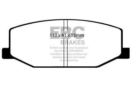 DP534 - Sada brzdových destiček Série ULTIMAX2 EBC Brakes