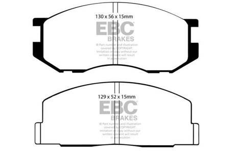 DP536 - Sada brzdových destiček Série ULTIMAX2 EBC Brakes