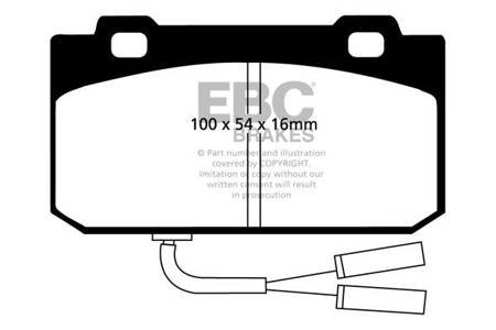 DP625 - Sada brzdových destiček Série ULTIMAX2 EBC Brakes