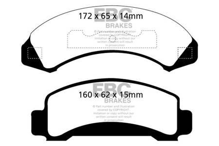 DP71272 - Sada brzdových destiček Série GREENSTUFF EBC Brakes