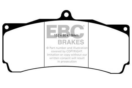 DP8006RPX - Sada závodních brzdových destiček Série RP-X Racing EBC Brakes