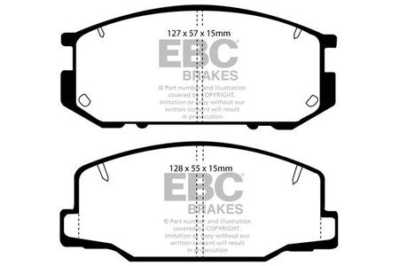 DP877 - Sada brzdových destiček Série ULTIMAX2 EBC Brakes