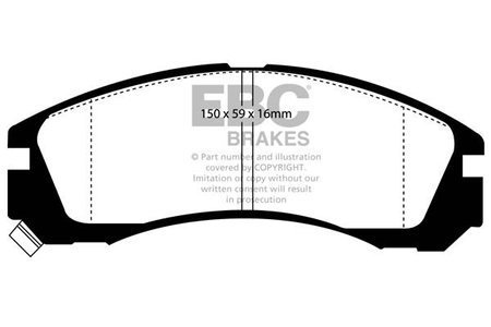 DP954 - Sada brzdových destiček Série ULTIMAX2 EBC Brakes