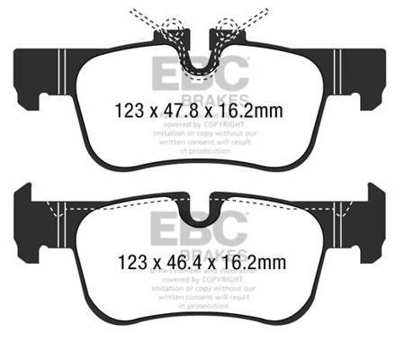 DPX2235 - Sada brzdových destiček Série ULTIMAX2 EBC Brakes