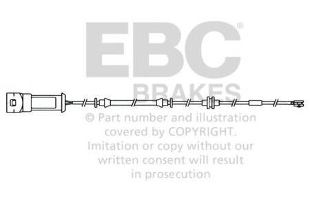 EFA116 - Snímač opotřebení brzdových destiček EBC Brakes