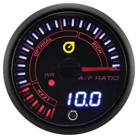 Indikátor Auto Gauge složení směsi AFR - VAROVÁNÍ LED dioda