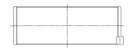 Ložiskový plášť ojnice ACL Mazda B6/B6-T/BP/BP-T/ZM 0.25mm