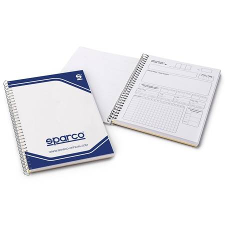 Pilotův notebook Sparco