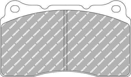 Přední brzdová destička Ferodo Racing DS1.11 FCP1334W ALFA ROMEO 147 156 159 166 AUDI A3 Sportback TT CADILLAC CTS CHEVROLET Camaro Corvette FERRARI 458 488 FORD Mustang MASERATI Ghibli MITSUBISHI Lancer OPEL ASTRA J RENAULT Megane Coupe SEAT Leon VOLVO