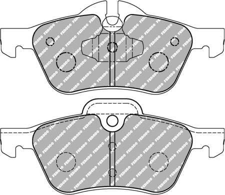 Přední brzdová destička Ferodo Racing DS1.11 FCP1499W MINI R50 R50,R53 R52 R53 