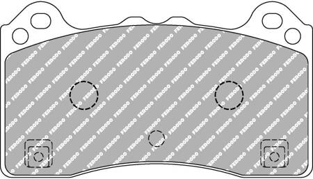 Přední brzdová destička Ferodo Racing DS1.11 FCP4830W FORD FOCUS III