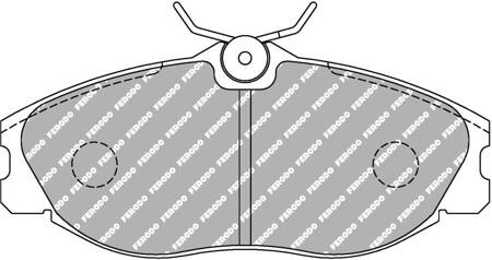 Přední brzdová destička Ferodo Racing DS2500 FCP1063H BMW 3 Convertible E93 CITROEN XSARA N1 Break N2 N0 Xsara Picasso N68 ZX PEUGEOT 306 7D N3 N5 Hatchback 7A 7C 406 406 8B 8E/F 8C 607 607 9D 9U,