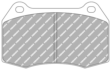 Přední brzdová destička Ferodo Racing DS2500 FCP1298H BMW 5 E34 7 E38 E65 E66 E67 8 E31 FERRARI 550 FIAT Coupe FA/175 MASERATI 3200 GT Quattroporte V Spyder Coupe' NISSAN Skyline