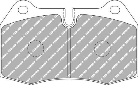 Přední brzdová destička Ferodo Racing DS2500 FCP1561H HONDA Integra DC5 MINI R50,R53 R55 R56 R57 CLUBVAN Convertible Coupe R58 Roadster R59 NISSAN 350Z