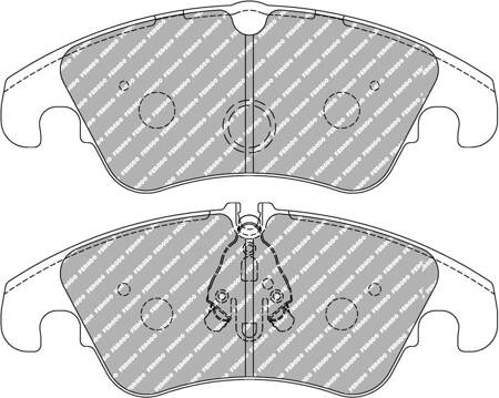 Přední brzdová destička Ferodo Racing DS2500 FCP4044H AUDI A4 8K2 B8 Allroad 8KH Avant 8K5 A5 Convertible 8F7 Q5 FORD Focus II DA 
