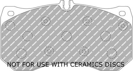 Přední brzdová destička Ferodo Racing DS2500 FCP4466H AUDI A6 4G2 C7 4GC Allroad 4GH 4GJ Avant 4G5 4GD A7 Sportback 4GA 4GF A8 4H,