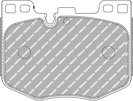 Přední brzdová destička Ferodo Racing DS2500 FCP5055H BMW 3 G20 5 G30 F90 Touring G31 6 Gran Turismo G32 7 G11 G12 8 Convertible G14 F91 G15 F92 X3 G01 F97 X4 G02 F98 X5 G05 F95 X7 G07 Z4 Roadster G29 TOYOTA SUPRA DB41 DB42 DB43 