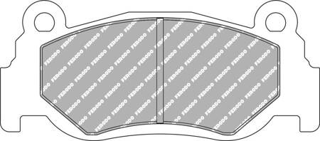 Přední brzdová destička Ferodo Racing DS2500 FRP3122H CHEVROLET Cruze 1.8 LT J300 