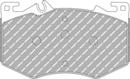 Přední brzdová destička Ferodo Racing DS2500 FRP3166H MERCEDES W177 Saloon V177 CLA C118 X118 GLA H247 GLB X247 