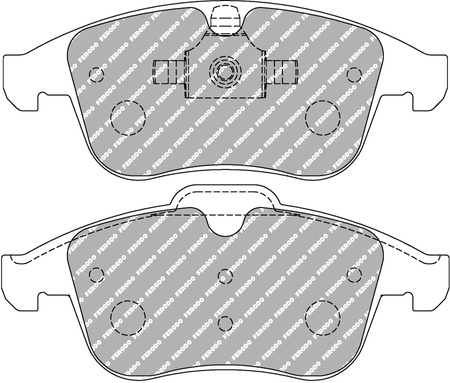 Přední brzdová destička Ferodo Racing DSUNO FCP4249Z RENAULT Clio IV Laguna Coupe DT0/1 III III BT0/1 Grandtour KT0/1 Latitude